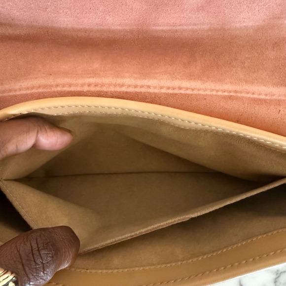 Salvatore Ferragamo Floral Silk Leather Chain Shoulder Bag AU-21-1903 - Picture 5 of 10